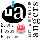 Les 20 ans du master Physique, Université d'Angers